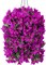 Artificial Bougainvillea Faux Flowers Plants Baskets for Outdoor,3 PCS Fake Silk Long Hanging Vines